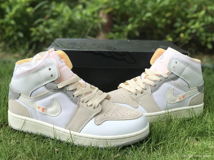 Craft 1 DM9652-100  Jordan Grey SE Out Mid White Inside 0915